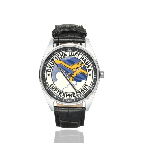 Alternative view of Lufthansa vintage 01 Men's Casual Leather Strap Watch(Model 211)