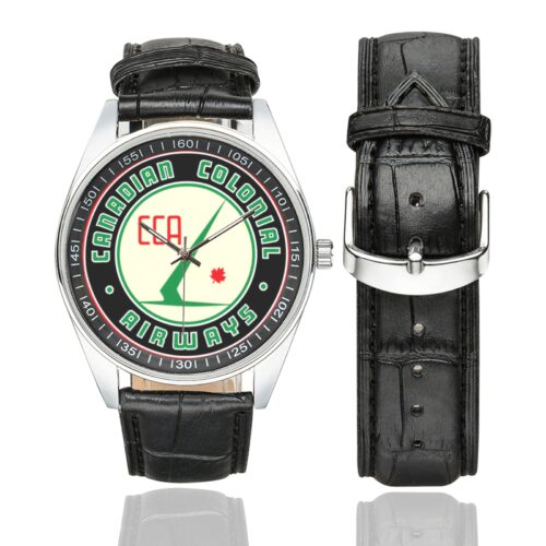 Canadian colonial airways 01 Men's Casual Leather Strap Watch(Model 211) Canadian colonial airways 01 Men's Casual Leather Strap Watch(Model 211)
