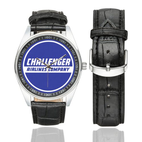 challenger airline company Men's Casual Leather Strap Watch(Model 211) challenger airline company Men's Casual Leather Strap Watch(Model 211)