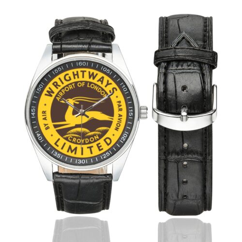 wrightway Men's Casual Leather Strap Watch(Model 211)