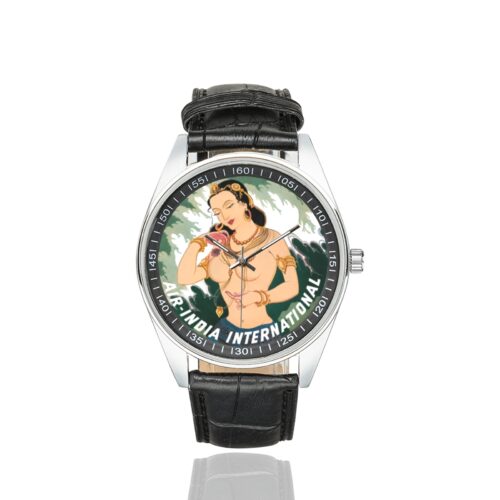 Alternative view of air india international vintage Men's Casual Leather Strap Watch(Model 211)