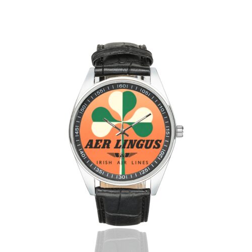 Alternative view of aer lingus Men's Casual Leather Strap Watch(Model 211)