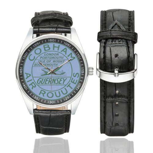Cobham 02 Men's Casual Leather Strap Watch(Model 211)