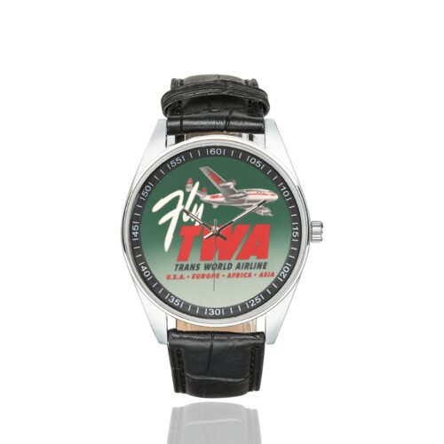 Alternative view of TWA 71814 Men's Casual Leather Strap Watch(Model 211)