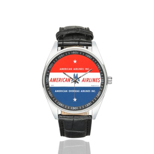Alternative view of AAirlines747484 Men's Casual Leather Strap Watch(Model 211)