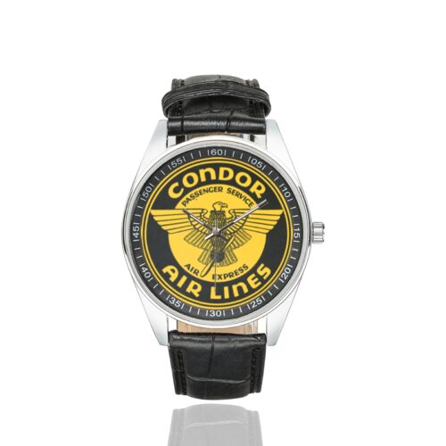 Alternative view of Condor air lines Men's Casual Leather Strap Watch(Model 211)