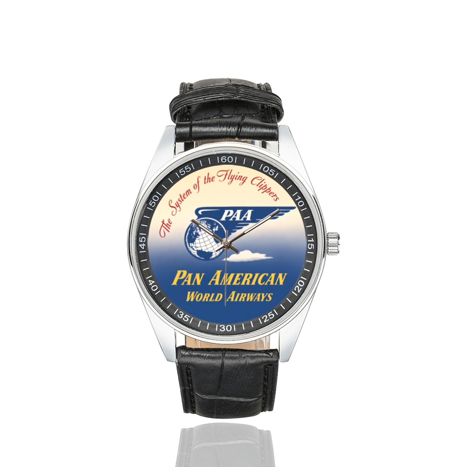 PAA vintage 01 Men's Casual Leather Strap Watch. PAA vintage 01 Men's Casual Leather Strap Watch. - Image 2
