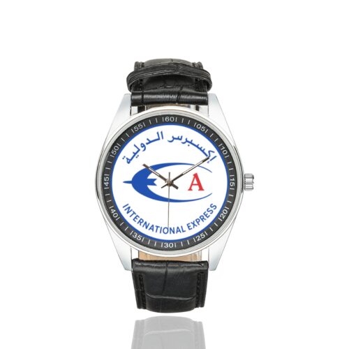 Alternative view of eco air international express Men's Casual Leather Strap Watch.