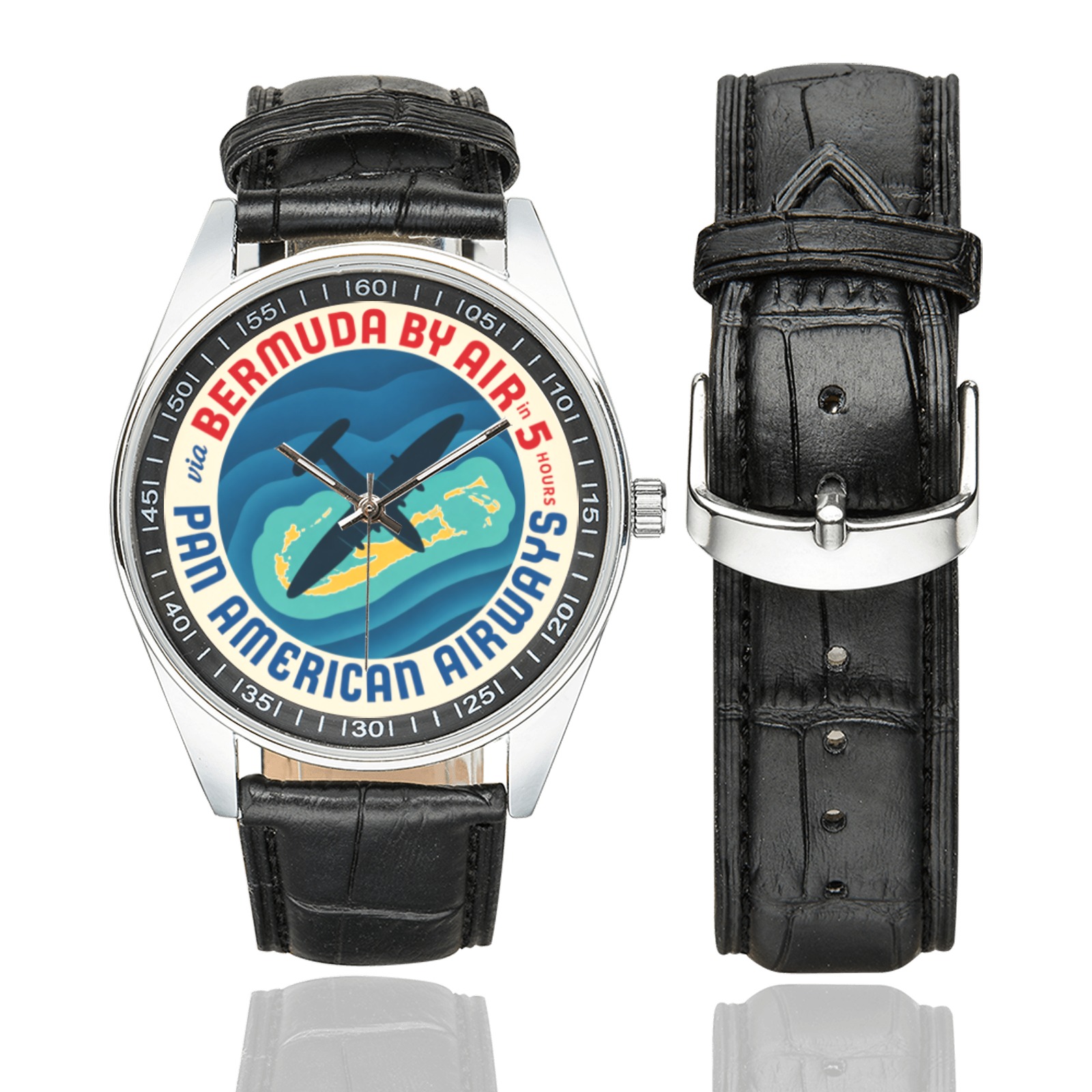PAA vintage 03 Men's Casual Leather Strap Watch. PAA vintage 03 Men's Casual Leather Strap Watch.