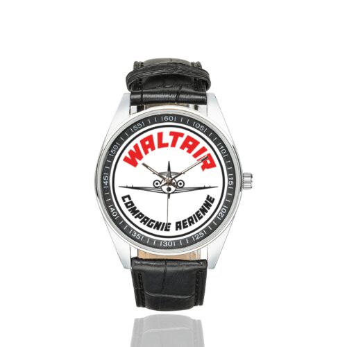 Alternative view of waltair 01 Men's Casual Leather Strap Watch.