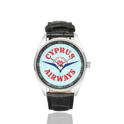 Alternative view of Cyprus Airways Men's Casual Leather Strap Watch(Model 211)