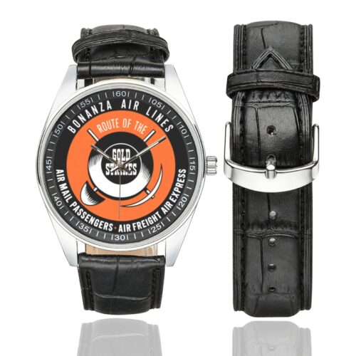 Bonanza vintage Men's Casual Leather Strap Watch(Model 211) Bonanza vintage Men's Casual Leather Strap Watch(Model 211)