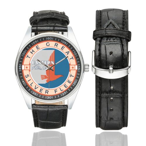 Eastern Air Lines vintage 03 Men's Casual Leather Strap Watch(Model 211) Eastern Air Lines vintage 03 Men's Casual Leather Strap Watch(Model 211)