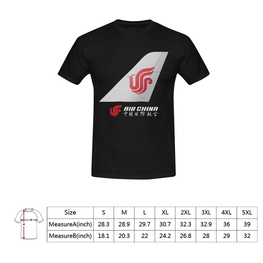 Air China Men's T-Shirt in USA Size - Image 9