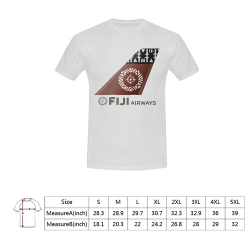 Fiji Airways Men's T-Shirt in USA Size - Image 7
