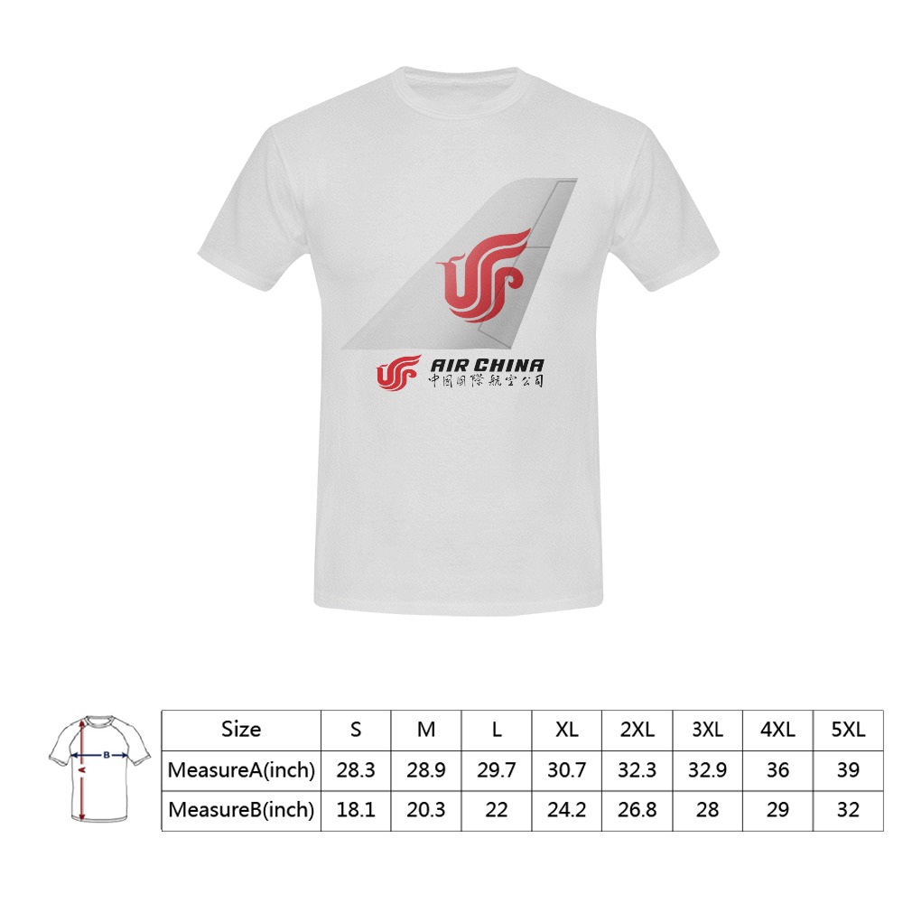 Air China Men's T-Shirt in USA Size - Image 7