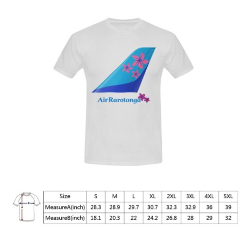 Air Rarotonga Men's T-Shirt in USA Size - Image 7